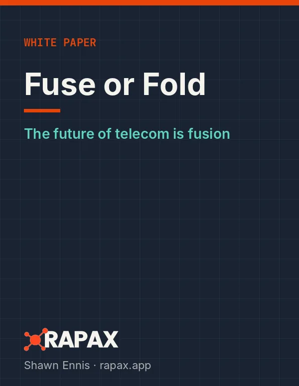 Cover of the Rapax white paper Fuse or Fold